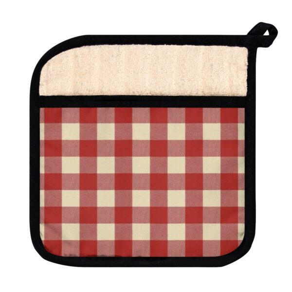 Pot Holder with Pocket checkered plaid KADOBY